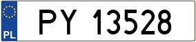 Truck License Plate